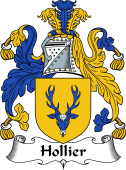 English Coat of Arms for the family Hollier