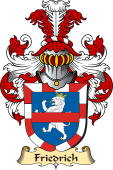 v.23 Coat of Family Arms from Germany for Friedrich