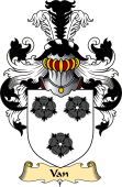 Scottish Family Coat of Arms (v.23) for Van or Vavon