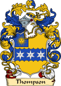 English or Welsh Family Coat of Arms (v.23) for Thompson (Buckinghamshire)