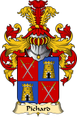 French Family Coat of Arms (v.23) for Pichard