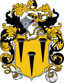 English or Welsh Coat of Arms for Proctor (Middlesex and Cambridgeshire)