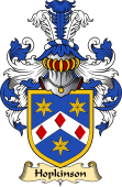 English Coat of Arms (v.23) for the family Hopkinson