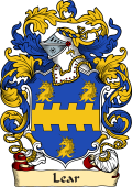English or Welsh Family Coat of Arms (v.23) for Lear (Devonshire)