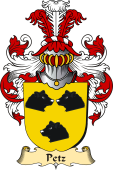 v.23 Coat of Family Arms from Germany for Petz