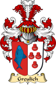 v.23 Coat of Family Arms from Germany for Greulich