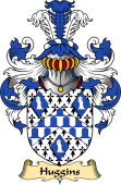 English Coat of Arms (v.23) for the family Huggins