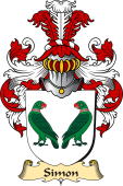 v.23 Coat of Family Arms from Germany for Simon