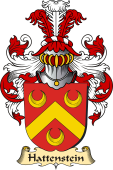 v.23 Coat of Family Arms from Germany for Hattenstein