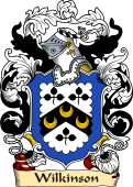 English or Welsh Family Coat of Arms (v.23) for Wilkinson