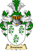 English Coat of Arms (v.23) for the family Swanson