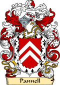 English or Welsh Family Coat of Arms (v.23) for Pannell (Norfolk)