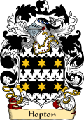 English or Welsh Family Coat of Arms (v.23) for Hopton