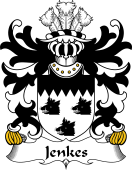 Welsh Coat of Arms for Jenkes (of Wolverton, Shropshire)