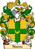 English or Welsh Family Coat of Arms (v.23) for Noone (Walton, Leicestershire)