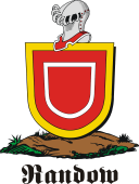 German shield on a mount for Randow
