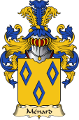 French Family Coat of Arms (v.23) for Ménard