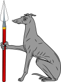 Greyhound Sejant Holding TMP