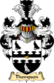 English Coat of Arms (v.23) for the family Thompson I