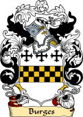 English or Welsh Family Coat of Arms (v.23) for Burges (or Burges)