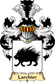 French Family Coat of Arms (v.23) for Larchier