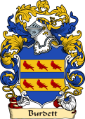 English or Welsh Family Coat of Arms (v.23) for Burdett