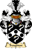 English Coat of Arms (v.23) for the family Troughton