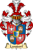 v.23 Coat of Family Arms from Germany for Lansdorf