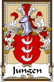 German Coat of Arms Wappen Bookplate  for Jungen