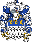 English or Welsh Coat of Arms for Aucher (Sir Anthony, Knt. Kent)