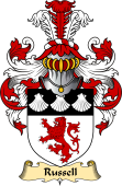 English Coat of Arms (v.23) for the family Russel