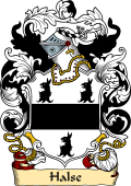 English or Welsh Family Coat of Arms (v.23) for Halse (Devon)