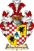 v.23 Coat of Family Arms from Germany for Schachtmeyer