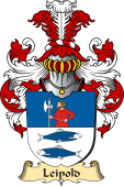 v.23 Coat of Family Arms from Germany for Leipold