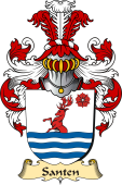 v.23 Coat of Family Arms from Germany for Santen