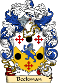 English or Welsh Family Coat of Arms (v.23) for Beckman (London)