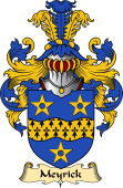 English Coat of Arms (v.23) for the family Meyrick