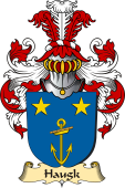 v.23 Coat of Family Arms from Germany for Haugk