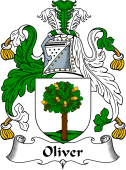 English Coat of Arms for the family Oliver