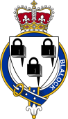 Families of Britain Coat of Arms Badge for: Blalock (Scotland)