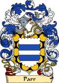 English or Welsh Family Coat of Arms (v.23) for Parr