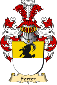 v.23 Coat of Family Arms from Germany for Forter