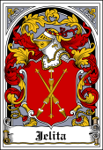 Polish Coat of Arms Bookplate for Jelita