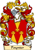 English or Welsh Family Coat of Arms (v.23) for Poynter (Cheshire)