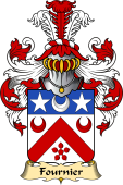 French Family Coat of Arms (v.23) for Fornier or Fournier