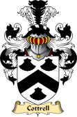 English Coat of Arms (v.23) for the family Cottrell