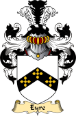 English Coat of Arms (v.23) for the family Eyre