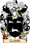 English or Welsh Family Coat of Arms (v.23) for Cunliffe (Chislehurt, Kent)