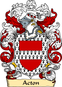English or Welsh Family Coat of Arms (v.23) for Acton