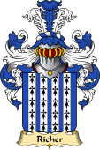 French Family Coat of Arms (v.23) for Richer